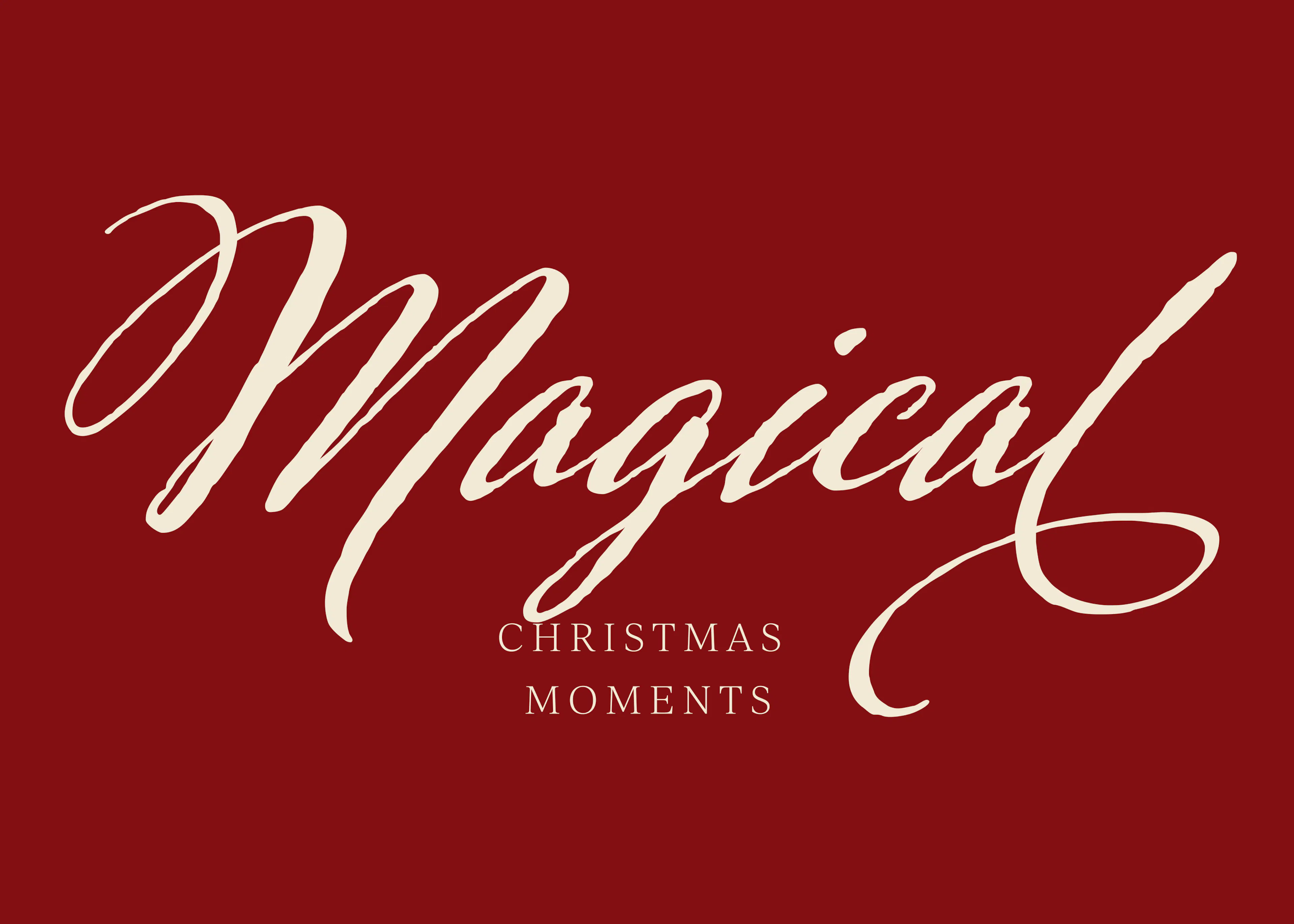 Magisches Weihnachtsposter 0