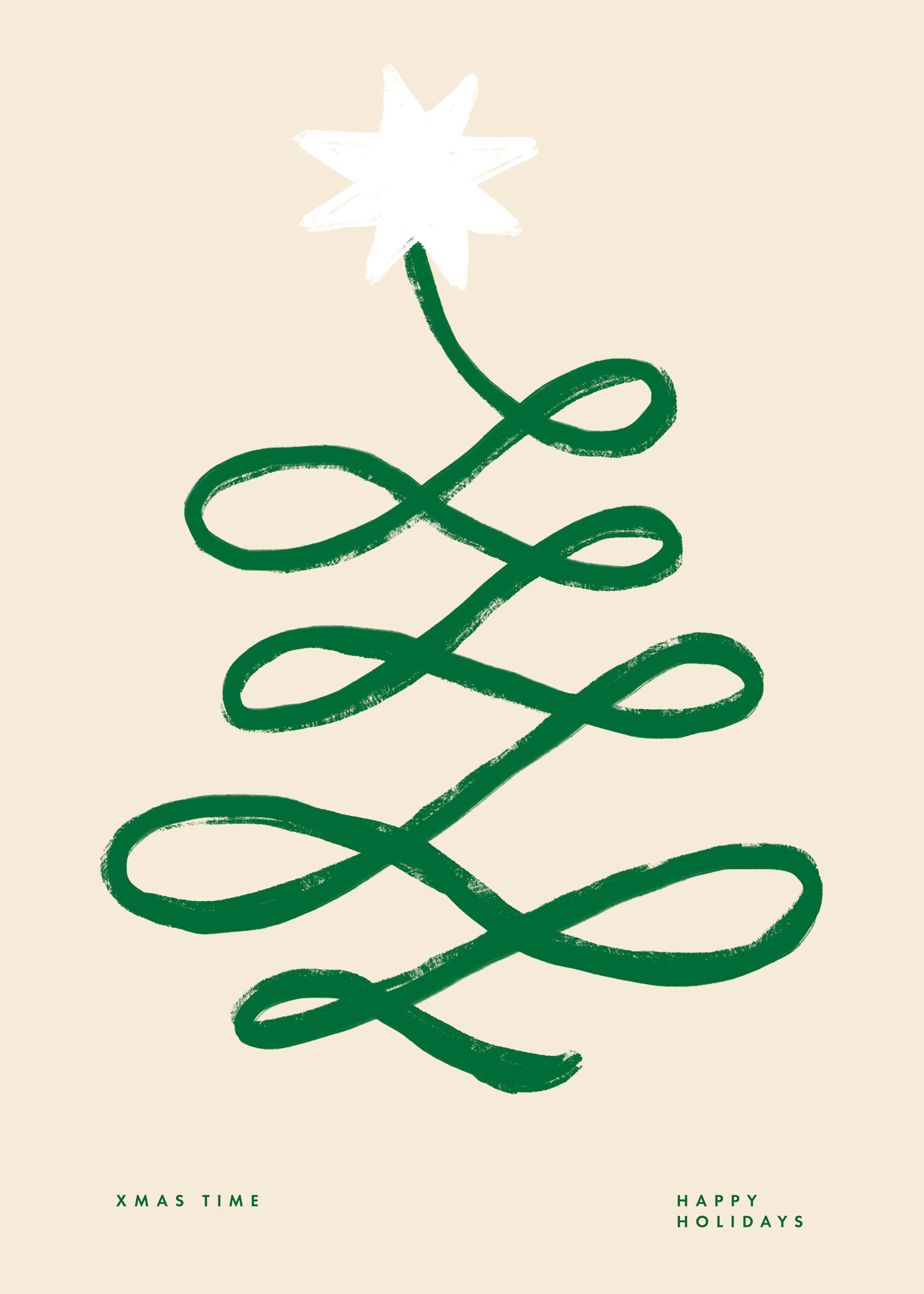 Noël minimaliste Poster 0