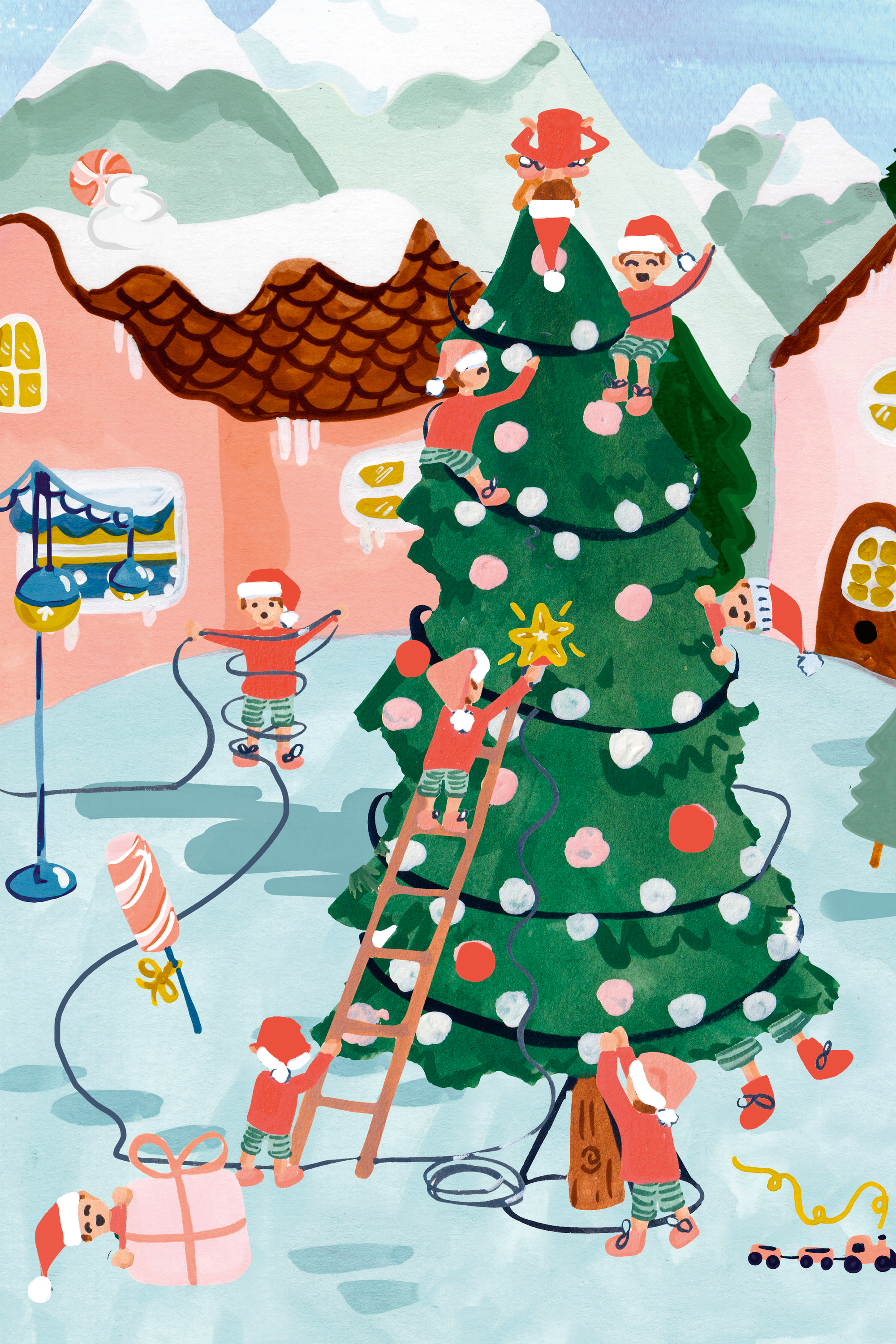 クリスマスの準備 ポスター