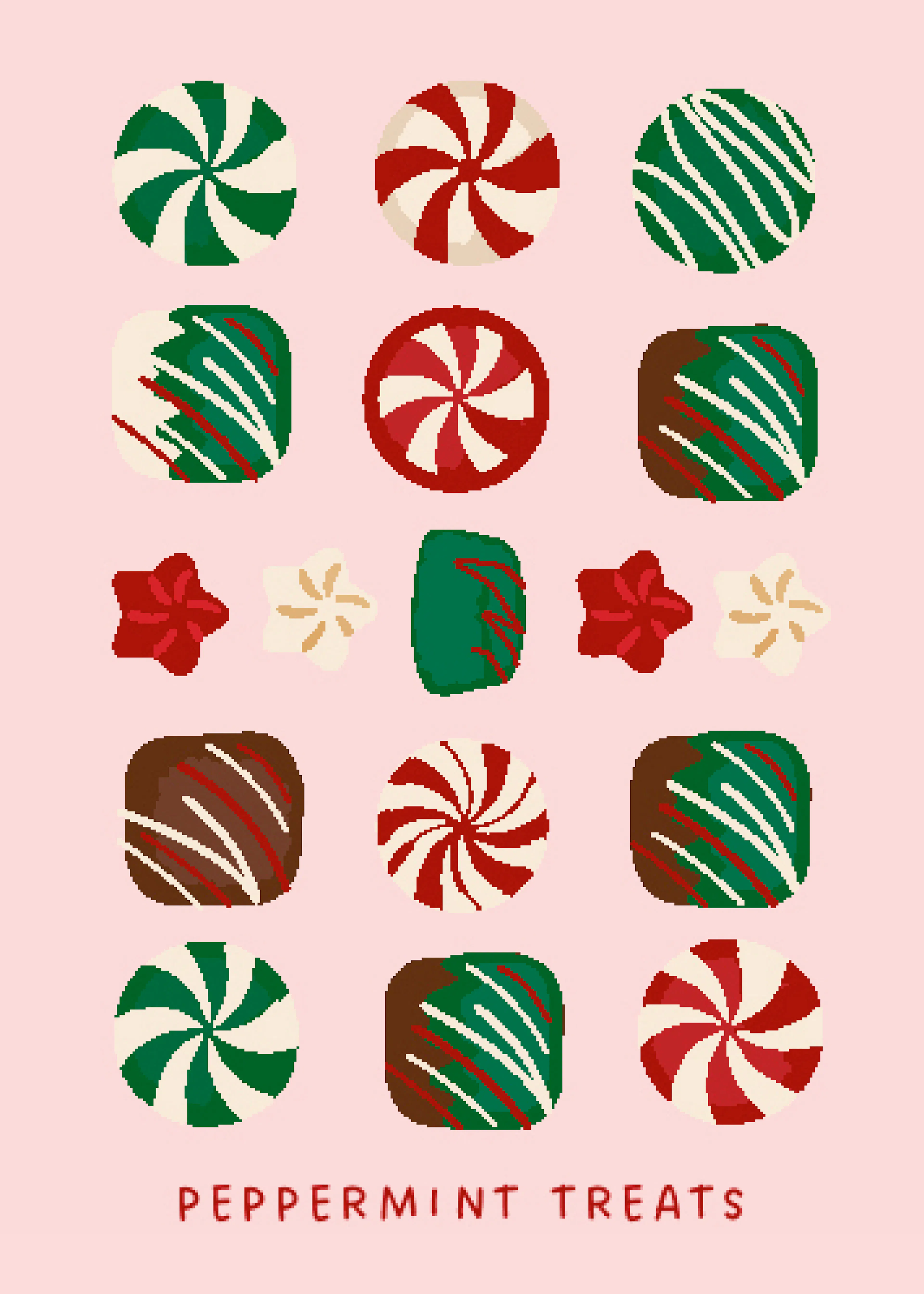 Douceurs à la menthe poivrée Poster 0