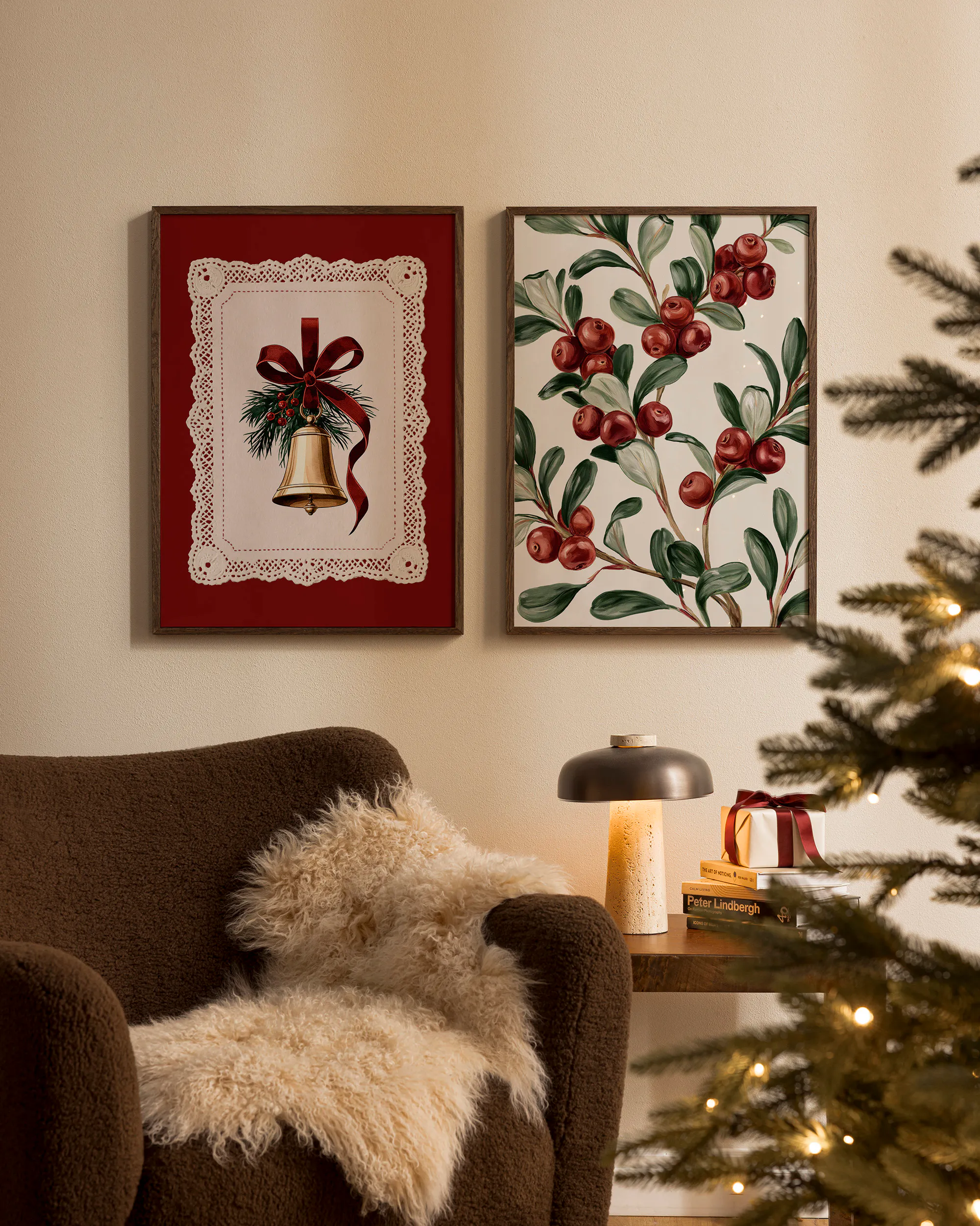 Campana di Natale & Bacche Pacchetto di Poster 0