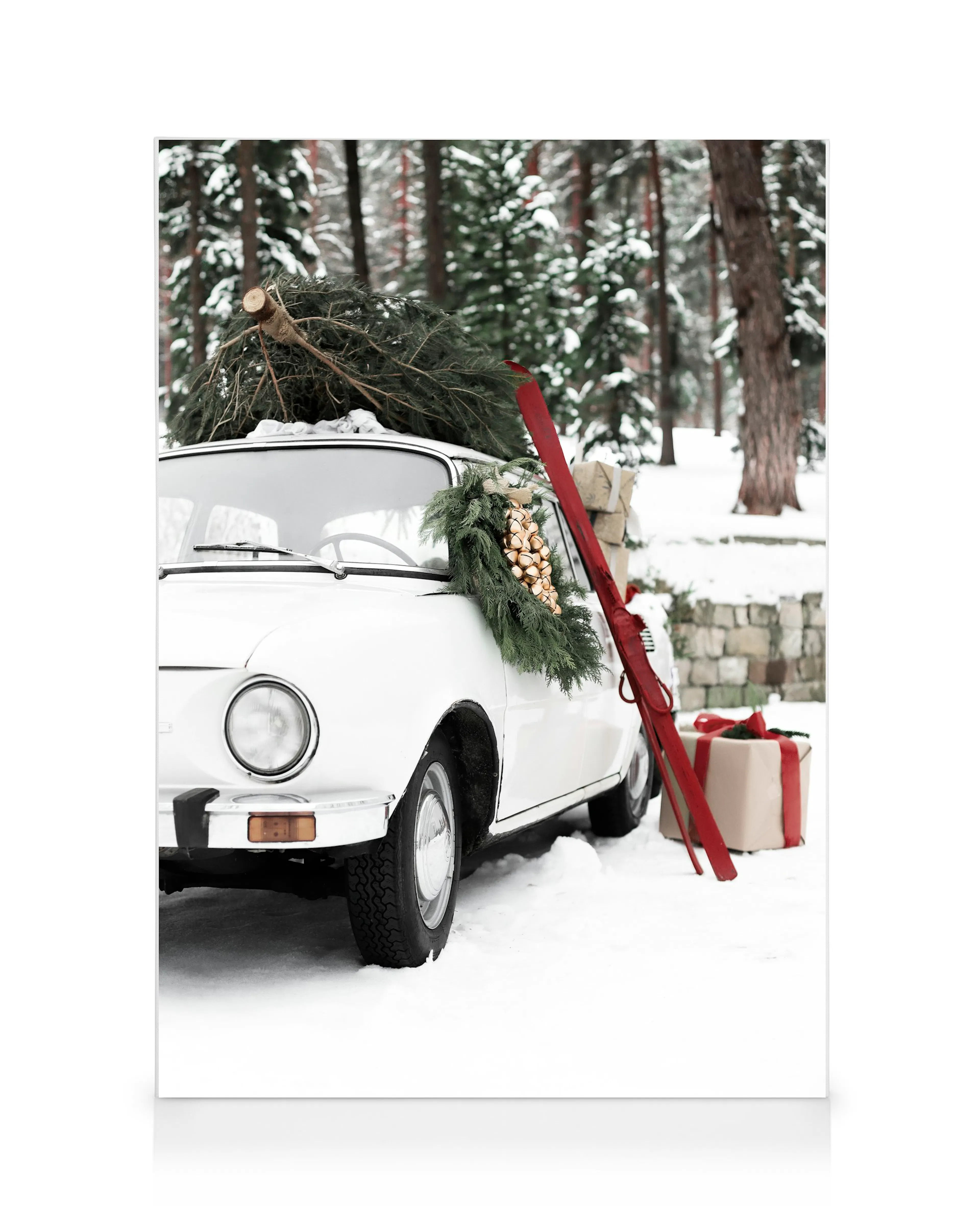 Winterurlaub Leinwandbild 0