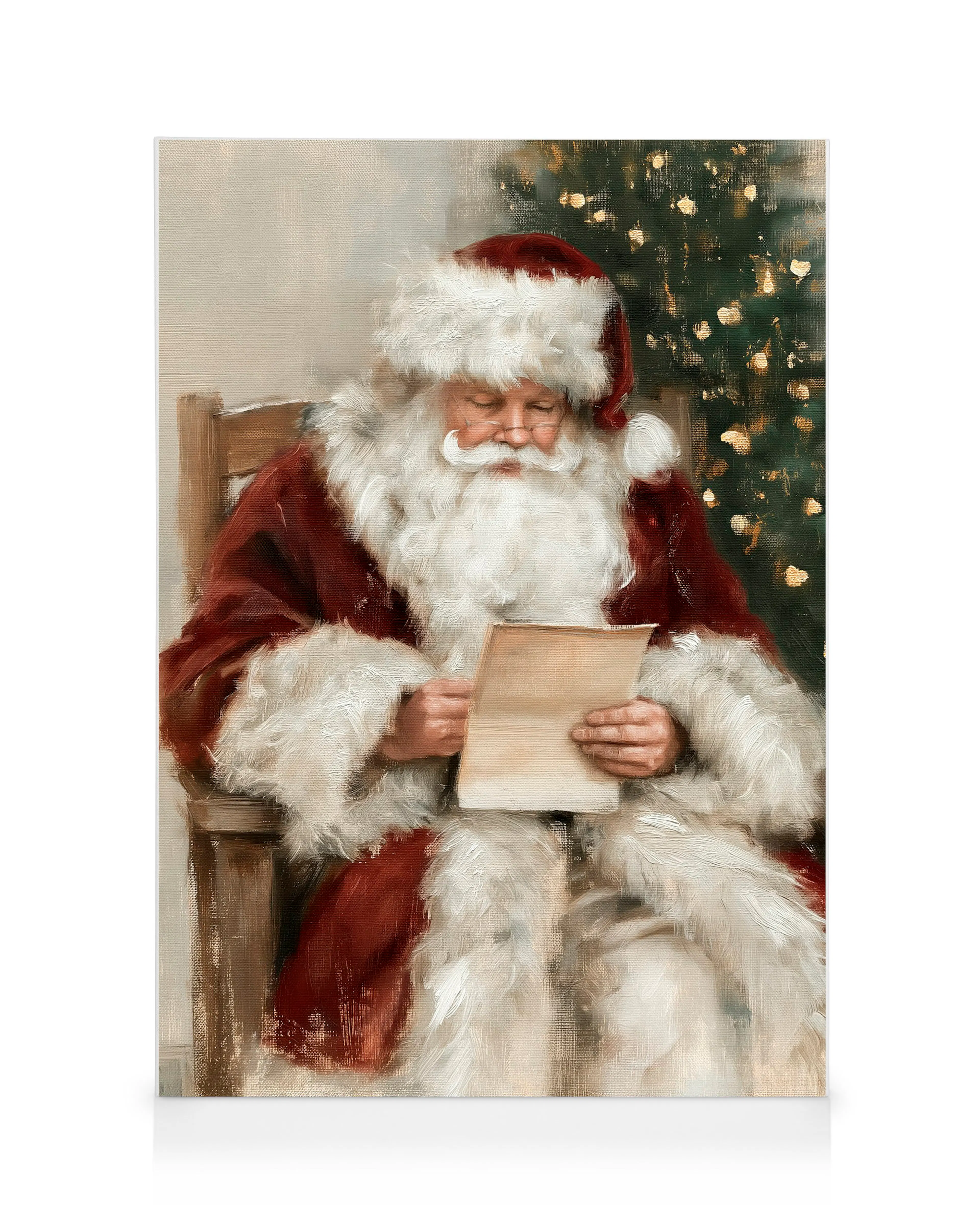 Brief vom Weihnachtsmann Leinwandbild 0